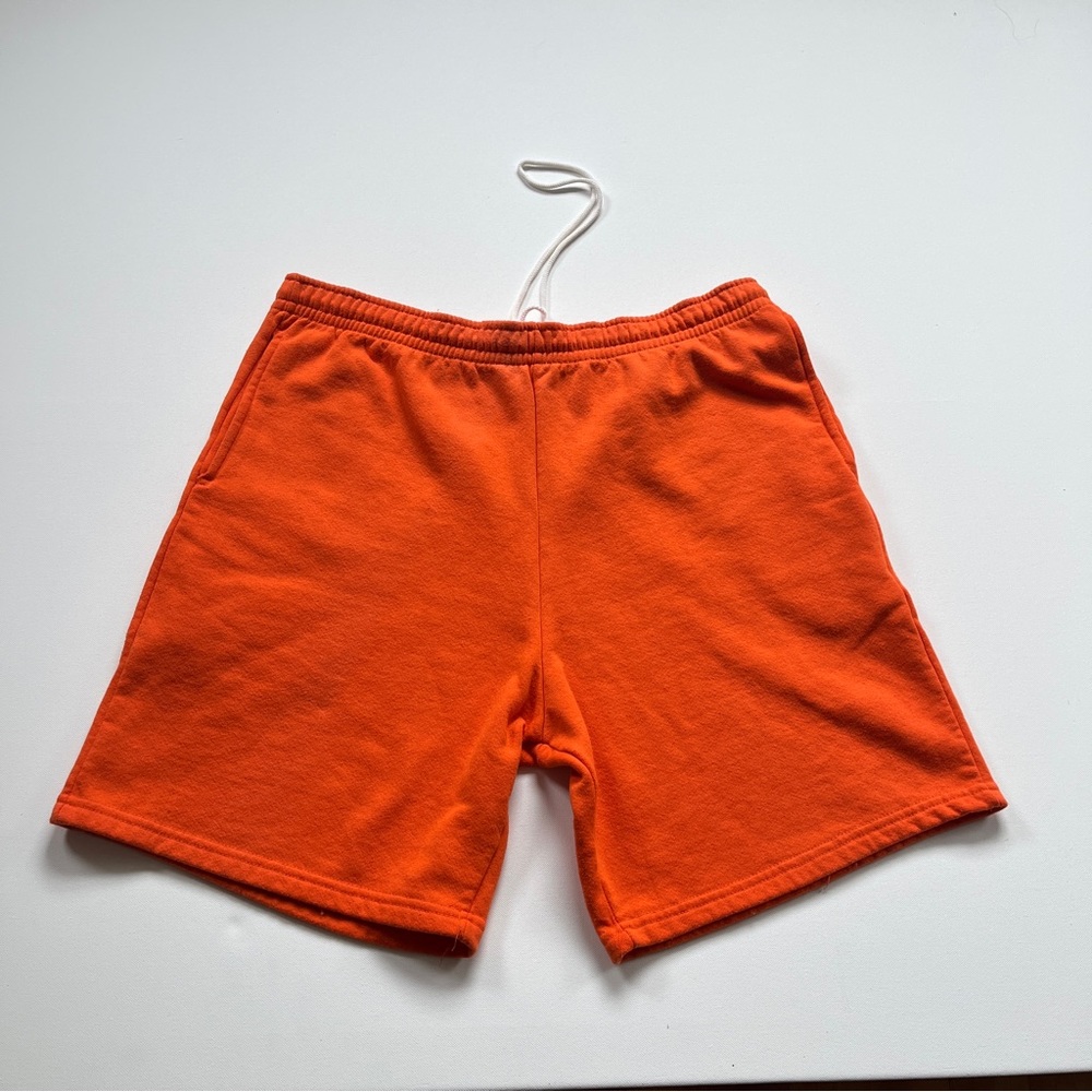 XXL orange athletic shorts